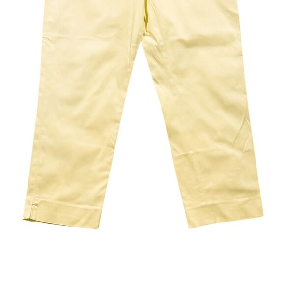 Ralph Lauren Golf Chino Pants Yellow Cotton Stretch Preppy Sporty Trousers 8 - Picture 6 of 9